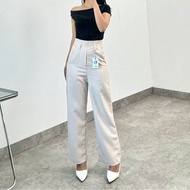 Diora Highwaist Pants | Celana Highwaist Pants Kulot Loose Panjang