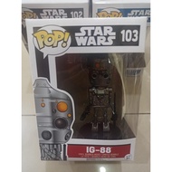 Funko POP! Star Wars IG-88 Action Figures - Bobble Head Starwars IG 88 - 103