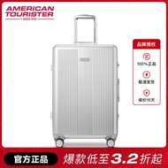 HY/🎁Samsonite American Travel Luggage20/24/28Aluminium Frame Luggage-Inch Universal Wheel Boarding Password Suitcase TJ4