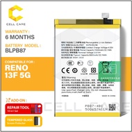 Battery For OPPO RENO 13F 5G CPH2699 , BLPB87 | 5800 mAH (Bateri)