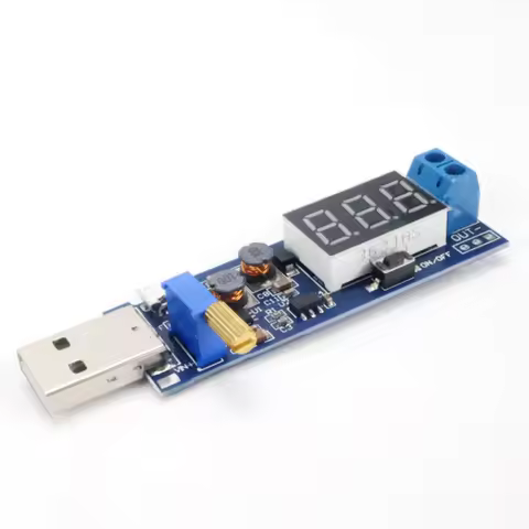 DC-DC USB Step-Up/Step-Down Module 5V to 1.2V-24V 3.3V/9V/12V Voltage Regulator Converter