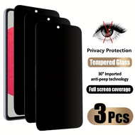 3Pcs Privacy Screen Protector Tempered Glass for Samsung A16 A13 A14 A12 A23 A04 Anti-spy Film