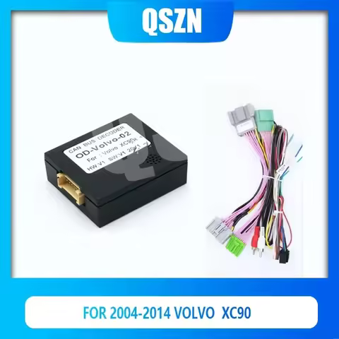 QSZN Car Wirng Harness Cable With Canbus Box OD-VOLVO-02 For 2004-2014 Volvo XC90 Car Radio Multimed