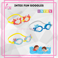 Intex Fun Junior Goggles 55610 55611 Swimming Goggle Kids Budak Cermin Mata Renang Kanak Gogle Gogle
