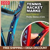 Tennis Score Keeper for Racket, Tennis Score Counter, Easy-to-Mount Point Tracker for Recording Poin