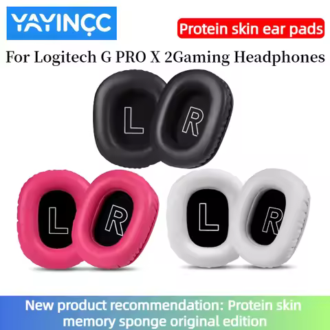 YAYINCC Replacement Original memory sponge Ear pads cushion for Logitech G PRO X 2 Gaming Headphones