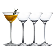 ㊖AMAZE㊖ 4PCS 100ml Cocktail Goblet Glasses Martini Glass Set Of 4