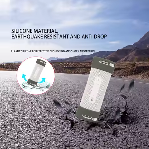 ​Speaker Protective Case for Sony ULT FIELD 1 Anti-shock Speaker Soft Silicone Case Black Orange Gra