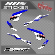 YAMAHA BYSON STRIPING/ BYSON STICKERS/ BYSON MOTORCYCLE STRIPING