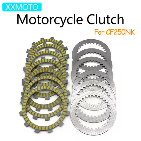 For CFMOTO CF250NK CF 250NK CF250 NK 250 Motorcycle Clutch Plates Steel Plates Friction Disc CF250NK