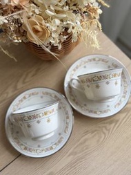 （剩五客）日本中古 Noritake Ivory China 咖啡杯套裝 茶杯 陶瓷 骨瓷 瓷器