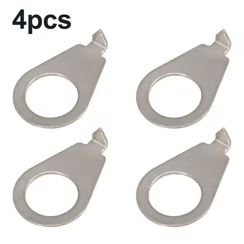 Guitar Knobs Plates Elevate Your Playing Experience With 4Pcs Metal Pointer Plate Washers For Gibson