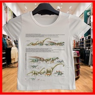 Dinosour History Kids Cartoon T-shirt / Baju Kartun Kanak-kanak / Comfortable