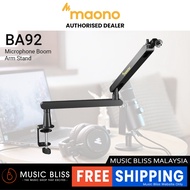 MAONO BA92 Microphone Boom Arm Stand for Professional Podcast/Studio/Microphone (BA-92)