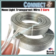 2 Core Wire Transparent 2 Core Transparent Wire 2 Core Neon Light Wire