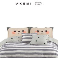 AKEMI 900TC TENCEL™ Lyocell Tickle Fun Iris (Fitted Sheet Set| Bedsheet/ Quilt Cover Set)