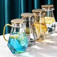 Diamond Cold Water Bottle Glass Cool Water Bottle Household