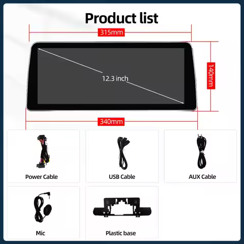 Linux System Wireless Carplay Car Radio Multimedia Video Player For BMW 2 Serie F45 F46 NBT EVO Play