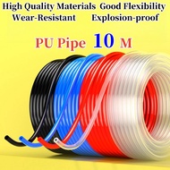 10 Meter Pneumatic Pipe Tube diameter PU Air Gas Pipe Hose 4mm 6mm 8mm 10mm 12mm Hose PU