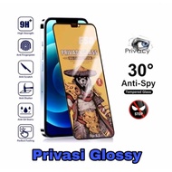 TG ANTI SCRATCH SPY BLACK GLASS ESD PANDA PRIVACY FOR OPPO A1K A3 A3X A3PRO A5 A5i A5PRO A5iPRO A6PR