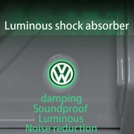 16 pieces luminous Volkswagen VW soundproof shock-absorbing pad door soundproof  rubber strip  noise reduction for Golf Bora Jetta POLO GOLF Passat MK5 MK6 Car sticker