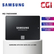 Samsung 860 EVO SATA III 2.5 500GB SSD (MZ-76E500BW)