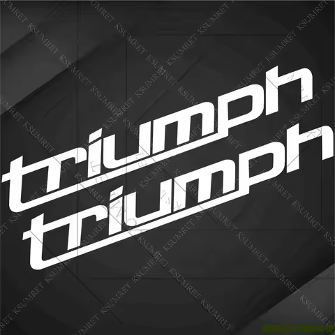 For Triumph Sticker Logo Motorcycle Decal Tank Emblem Waterproof