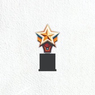 Custom Acrylic Star Trophy Champion Trophy Custom Acrylic Star Trophy