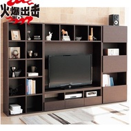 Mail TV cabinet bookcase combo TV background wall living room customized IKEA Shanghai， Zhejiang， Ji