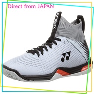 "YONEX Power Cushion Eclipsion Z-Mid Badminton Shoes - Available in White/Black & Light Grey, Sizes 