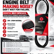 ERMETIQ BELT-5PK2413 EPDM Multi-Ribbed Drive Belt | 5PK V-Ribbed / Serpentine / Fan Belt • Strong Po