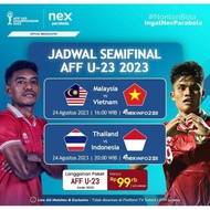Paket Nex Parabola TIMNAS Indonesia Piala AFF U23 Paket Bola Timnas AF