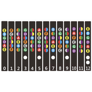 Sticker Fretboard Gitar /Stiker Fret Gitar /Fretboard Guitar Label / Sticker Note Gitar Untuk Gitar