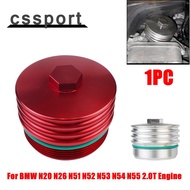 Oil Filter Cover Cap Shell Forged Aluminum Alloy Filter Housing For BMW N20 N26 N51 N52 N53 N54 N55 