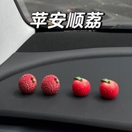 New Birthday car decoration Sticker Apple Apple Apple car decoration Sticker Apple car Center Consol