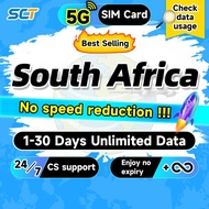 Wefly South Africa SIM Card Total 1-30GB 4G Unlimited Data South Africa eSIM
