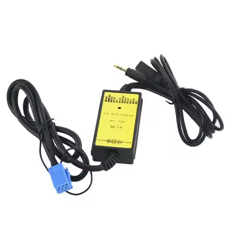 For Vw Golf gti jetta For Audi A2 A4 A6 S4 A8 A8 AllRoad TT 8Pin Car MP3 Audio USB AUX Adapter 3.5mm