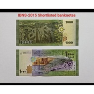 Syria 1000 Syria Pound Paper (IBNS-2015 Shortlisted banknotes) UNCIRCULATED Random Number