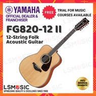 Yamaha FG820-12 II 12-String Folk Acoustic Guitar Yamaha Solid Top Guitar ( FG 820 ) Yamaha Gitar Akustik