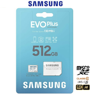 Samsung 512GB EVO Plus Micro SDXC with SD Adapter (130MB/s)