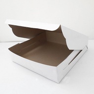 PLAIN WHITE KUIH LAPIS CAKE BOX // TALAM BOX PLAIN WHITE SIZE: 8"/9"/10"/11"/12"