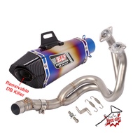 [reng] For Kawasaki ER6N ER6F Versys 650 Z650 Ninja 650 Motorcycle Yoshimura Exhaust Full System Muf