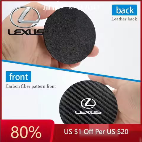 2026 Hot Interior Stickers For Lexus GX470 LS400 LX470 LX570 RC350 UX250h ES350 RX450h 2pcs Car Cup 