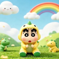 Dinosaur Sitting Crayon Shin-Chan Hand-Made 2.0 Dinosaur Pajamas Seated Shin-Chan Trendy Play Deskt