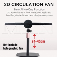 3D Hologram Projector Hologram Fan 224 Led Air Imaging 3D Hologram Fan Display For Advertising Exhib
