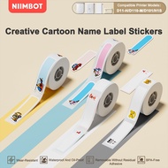 NIIMBOT D11/D110/D101 Label Printing Paper, Colorful Name Stickers, Cute Pet Note Labels