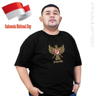 Kaos Pria 17 Agustus 2022 Baju Jumbo Kemerdekaan Hut Ri 77 Indonesia