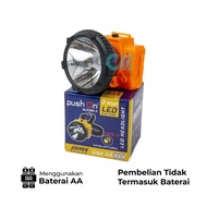 CAHAYA 3 Watt LED Battery HeadLamp Push On HL 2302 Head Light AA HeadLamp White Yellow Light