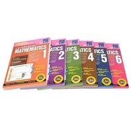 9books/ set of Sap Learning math books for children in grades 1-6 Singapore kindergarten primary sch