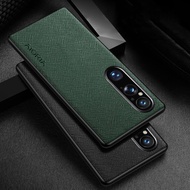 เคสสำหรับ Sony Xperia 1 V หรูหราปกหนังปลอกฝาแข็งนิ่มสำหรับ Sony Xperia 10 V เคสโทรศัพท์